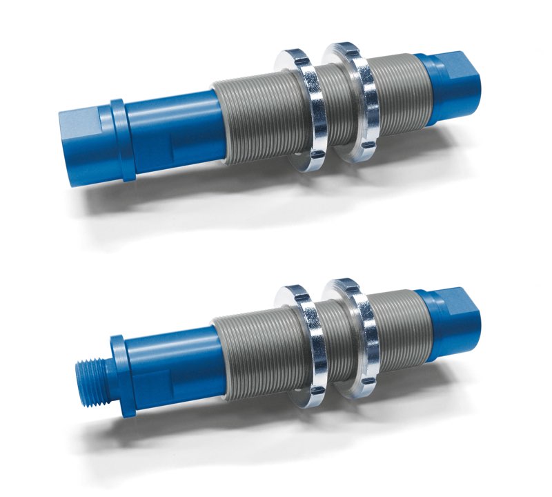 Portaventosas antirrotativos con muelle integrado y acoplamiento hembra/macho 