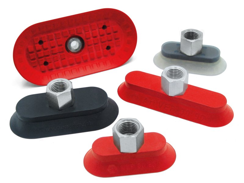 Maxigrip cups - Ventosas elípticas planas y de fuelle