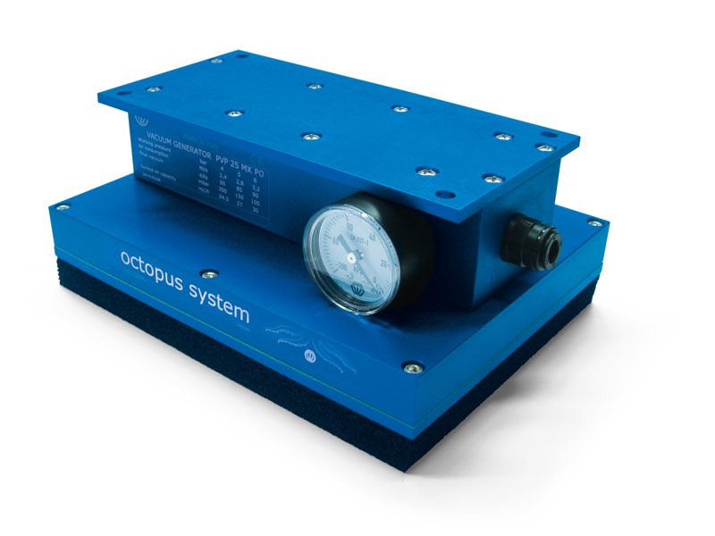 Sistema de sujeción por succión OCTOPUS